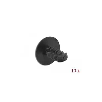 Immagine prodotto di DeLOCK Kabelorganizer - 10 Stück - Schwarz - Nylon