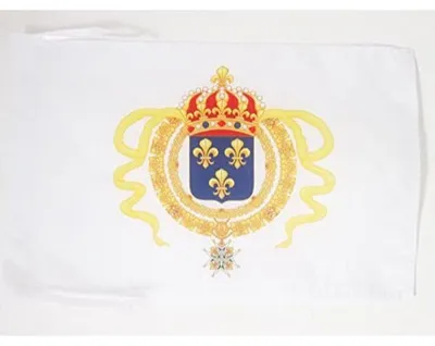 Flagge Neu-Frankreich 45x30 cm Polyester 100D