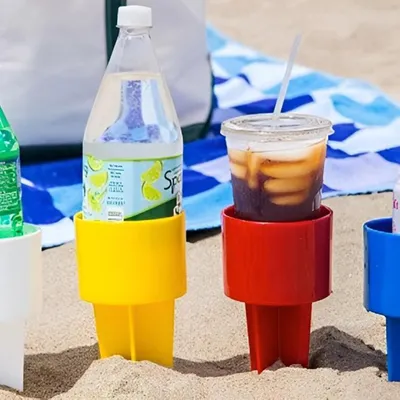 Produktbild von Getränkehalter Strand - Boot - Festival - Pool - Becher- & Handyhalter - Getränkehalter - 2er Set - Getränkehalter für den Pool -