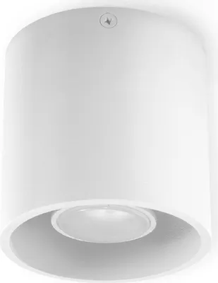 Produktbild von SOLLUX lighting Orbis Downlight Lampe DownlightingDecke Modernes Design ConZylindrischer Lampenschirm Aus Aluminium Con 1 Glühbirne GU10 Austauschbar | Weiß, 10 x 10 x 10 x 10 cm