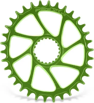 Zdjęcie produktu dla Garbaruk Shimano M7100/m8100 Owalna tarcza do łańcucha srebrna 34t