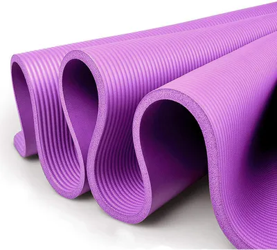 Immagine prodotto di Tappetino da allenamento XXL - Tappetino per Pilates e ginnastica - Ideale per l'allenamento a casa - Imbottitura extra spessa - 200 x 100 cm - Viola