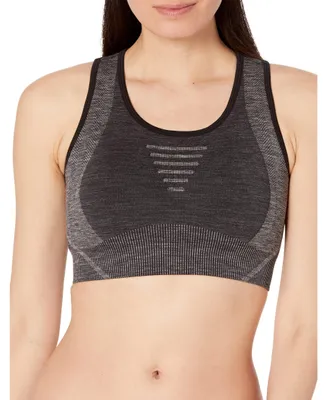 Imagen del producto de Sujetador deportivo Smartwool Intraknit, color gris, talla XL para mujer