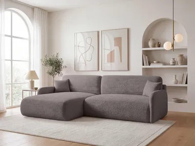 Produktbild von FurMeb24 ECKSOFA mit Schlaffunktion und bettkasten PIERRO L 253 cm × 175 cm × 88 cm Stoff Anthology 17