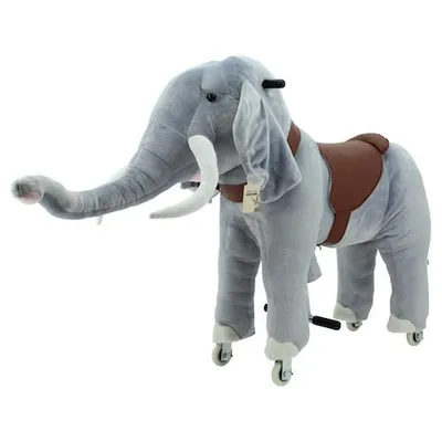 Produktbild von Sweety Toys 7431 Reittier Elefant auf Rollen für 4 bis 9 Jahre- RIDING ANIMAL