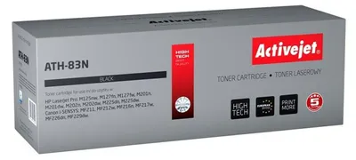 Obrázek produktu pro Activejet ATH-83N (náhrada za HP 83A CF283A, Canon CRG-737; Supreme; 1500 stran; černá), 1500 str., Černá, 1 kusů