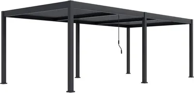 Immagine prodotto di Pergola bioclimatica Rojaplast Intro Duo autoportante 7,2x3,6 m in alluminio