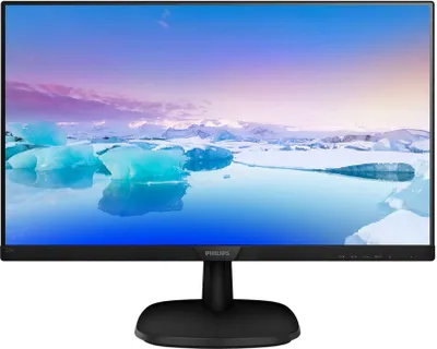 Produktbild von PHILIPS 273V7QDAB 27 Zoll W-LED FHD 1920 x 1080 16:9 250 cd/m2 5 ms 0,311 mm 16,7 Mio. VGA DVI-D HDMI schwarz