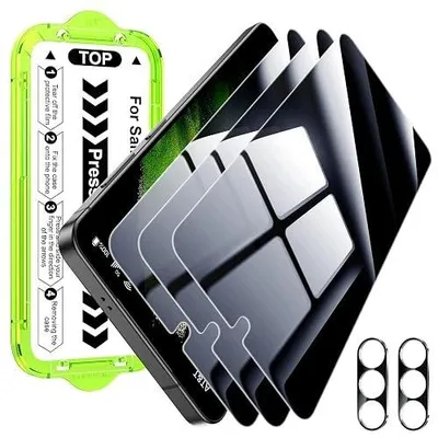 Zdjęcie produktu dla Folia ochronna prywatność samsung galaxy S26 hartowana 9H 3 szt. ochrona