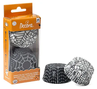 Immagine prodotto di Cestino per muffin di Halloween 36pz 5x3cm