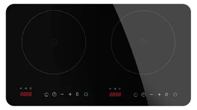 Obrázek produktu pro Cecotec Full Magma Double, Černá, Pracovní deska, 56 cm, Indukční varná deska se zónami, Sklo, 2 zóna/zón