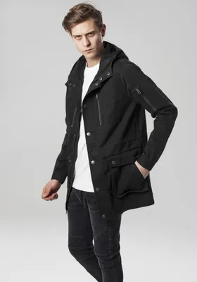 Produktbild von Urban Classics Winterjacke Baumwolle Parka Black-S