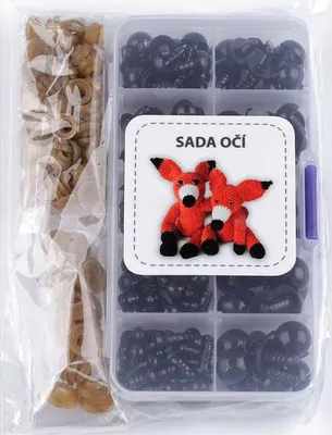 Obrázok produktu pre Maskot oči nastaviť bezpečnostné oči čierne