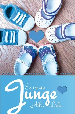 Produktbild von Geburt – Baby – Freudiges Ereignis - Glückwunschkarte im Format