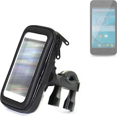 Produktbild von K-S-Trade Fahrrad-Halterung kompatibel mit Qilive Q.4868 Handy-Halterung Halter Lenkstange Fahrradhalterung Motorrad Bike Mount Wasserabweisend