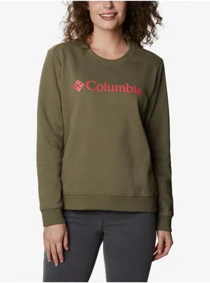 Zdjęcie produktu dla Damska bluza z kapturem z zielonym logo Columbia™ – rozmiar S