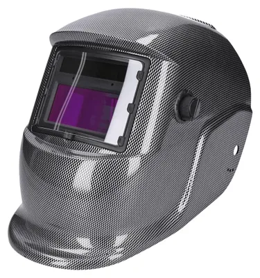 Obrázek produktu pro Svařovací helma TP Automatik Solar s UV ochranou, automatickým zatemňováním, ohnivzdorná, s rychlým přepínáním – provedení Carbon Style 1645-A