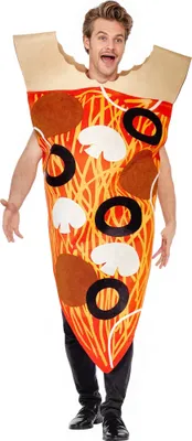Produktbild von Lustiges Kostüm Pizza - Karneval Spaßkostüm Gr.Uni