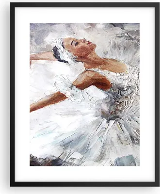 Produktbild von Gerahmtes Poster - Schwarzer Rahmen - Frau Tanz Ballett Körper - 40x50 cm - Wand Bild - Wanddeko - Wandbilder - Wandposter - Bilderrahmen - Bilder - Kunstdruck - Wandbild - P2BPA40x50-3101
