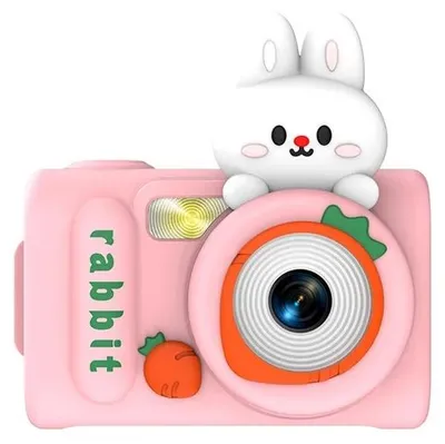 Obrázek produktu pro Mini dětská kamera – kamera v přívěsku na klíče – video v rozlišení 1080p Full HD – fotografie s filtry – paměťová karta 32 GB – pevné zaostření – růžová