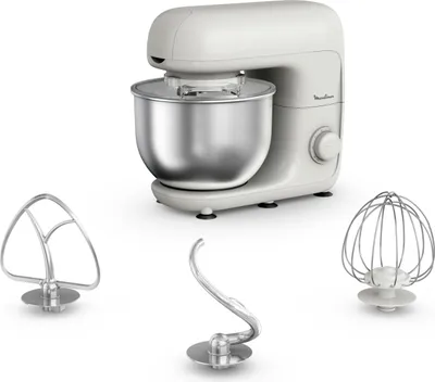 Image de Robot pétrin 4.8l 800w - Moulinex - QA160110 - bake essential