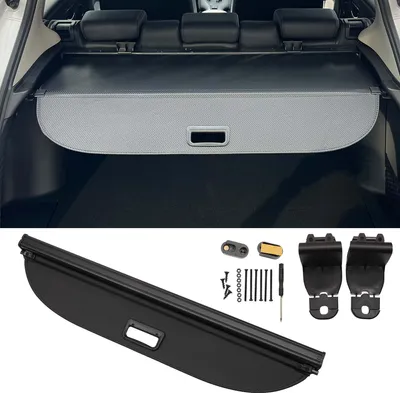 Image de Couverture De Coffre De Voiture Rétractable Pour Bmw X1 2023-2024 Étagère De Coffre Arrière Étagère De Bagages De Sécurité Pare-Soleil, Toile Noire En Fibre De Carbone