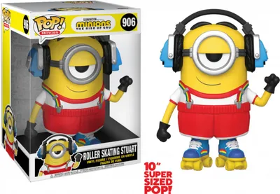 Obrázek produktu pro Funko POP! Minions 2 Roller Skating Stuart Jumbo 25 cm 906