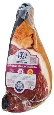 Zdjęcie produktu dla Parmeński szynka dojrzewająca przez 24 miesiące, bez kości, waga: 4,0 kg