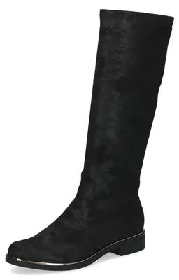 Produktbild von Caprice Women Long Boot Flat Textil, schwarz, 36