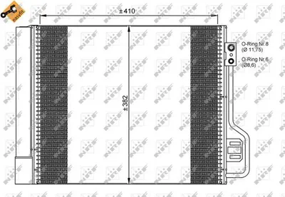 Immagine prodotto di Condensatore Aria Condizionata Smart Fortwo Cabrio/Coupé 01/07- 1.0/0.8D