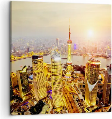 Produktbild von Bild auf Leinwand - Leinwandbild - Architektur asien gebäude - 50x50cm - Wand Bild - Wanddeko - Leinwanddruck - Bilder - Kunstdruck - Wanddekoration - Leinwand bilder - Wandkunst - AC50x50-2399