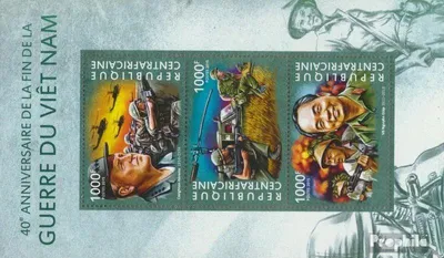 Produktbild von Briefmarken Zentralafrikanische Republik 2015 Mi 5284-5286 Kleinbogen (kompl. Ausgabe) postfrisch Vietnamkrieg