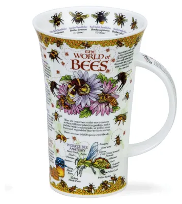 Knochenporzellan-Tasse Glencoe – Welt der Bienen, 500 ml