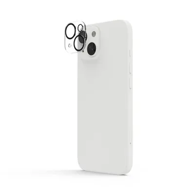 Produktbild von Hama Cam Protect, Apple, iPhone 15 / 15 Plus, Bruchfest, Schlagfest, Schlagfest, Kratzresistent, Splitterfrei, Schockresistent, Transparent, 1 Stück(e)