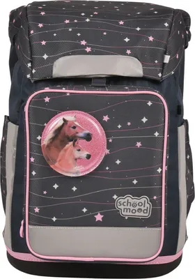 Produktbild von School-Mood Rebel Schulranzen-Set 8-teilig Ella dunkelblau