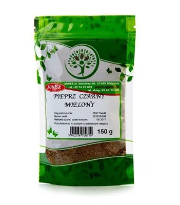 Zdjęcie produktu dla Pieprz czarny mielony 150g