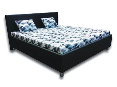 Obrázok produktu pre MOB, Manželská posteľ 160 cm - Važo - Lanie 2 (s penovými matracmi)
