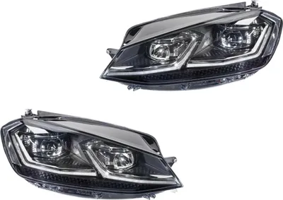 Produktbild von Hauptscheinwerfer-Set links rechts LED HELLA passend für u.a. VW GOLF