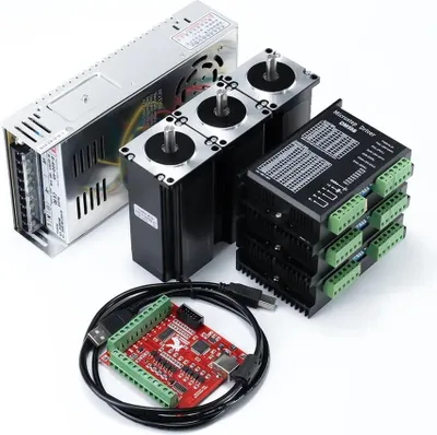 Immagine prodotto di Motore passo-passo, coppia elevata, compatibilità driver, motore 3 kit 3N, DM556