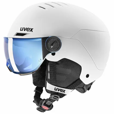 Obrázok produktu pre uvex rocket jr visor - Lyžiarska prilba 54-58cm pre deti - s vizorom - individuálne nastavenie veľkosti