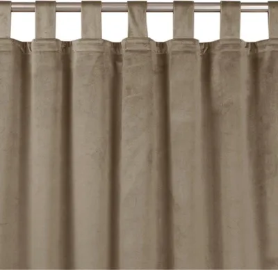 Zdjęcie produktu dla Zasłona VILA velvetowa na szelkach 135x270 beżowa  Homede