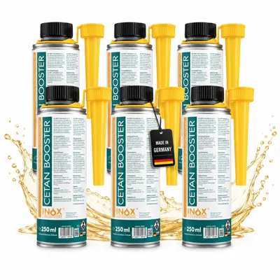 Produktbild von INOX® Cetan Booster Additiv für Dieselmotoren 6x250 ml Cetanzahl Verbesserer