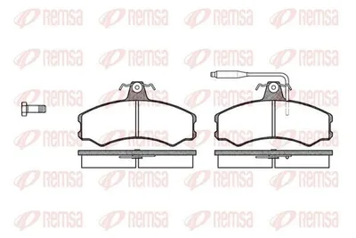 Produktbild von REMSA Bremsbeläge Satz Vorne Bremsklötze für FIAT DUCATO Kasten (290) 0143.02