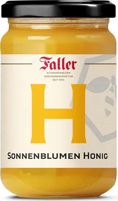 Produktbild von Honig von der Schwarzwälder Genussmanufaktur Faller, Sonnenblumen Honig 380 Gramm