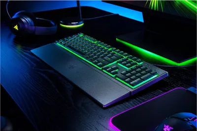 Immagine prodotto di Razer Ornata V3 X, cablato, USB, interruttore a membrana, QWERTZ, LED RGB, nero