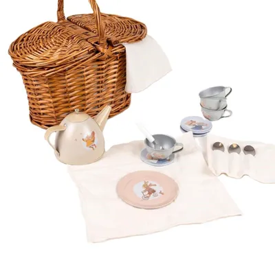 Imagen del producto de Set de té en cesta trenzada, Egmont Toys