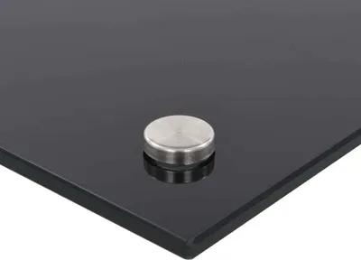 Image de vidaXL Dos de cuisine noir 80x50 cm verre trempé