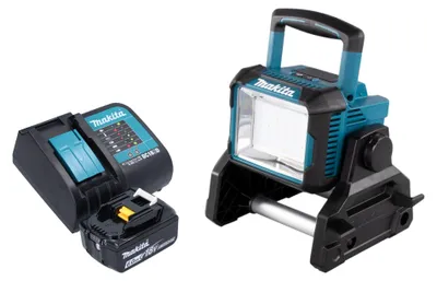 Zdjęcie produktu dla Makita DEADML 811 SG1 Akumulatorowy reflektor budowlany 14,4 / 18 V 3000 lm LED + 1x akumulator 6,0 Ah + ładowarka