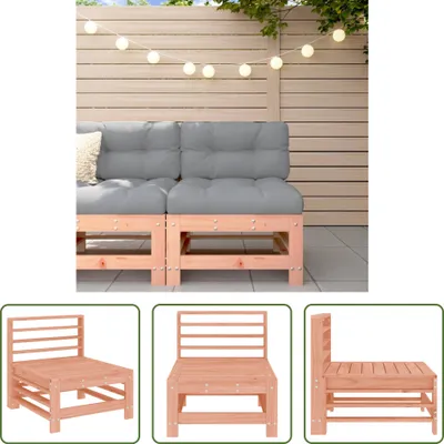 Produktbild von The Living Store Garten-Mittelsofa Massivholz Douglasie