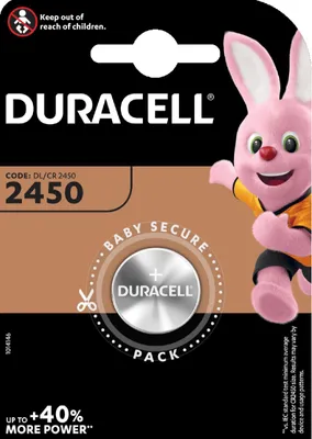 Produktbild von Duracell 10x CR2450 Knopfzelle DL2450 Lithium 3V 1er Blister 620mAh 2450